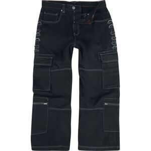 Chet Rock Monaghan Utility Jeans Baggy kalhoty černá