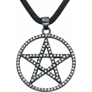 etNox Pentagramm Náhrdelník - řetízek černá