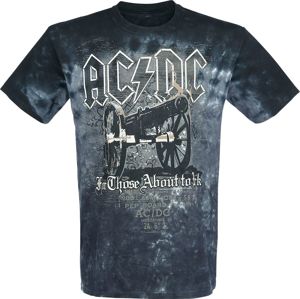 AC/DC For Those About To Rock - Cannon Tričko černá
