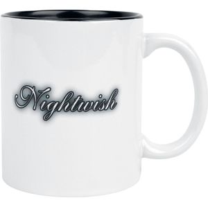 Nightwish Logo Hrnek cerná/bílá