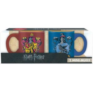 Harry Potter Sada šálek na espresso Gryffindor & Ravenclaw Hrnek - sada vícebarevný