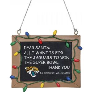 NFL Tabulka Jacksonville Jaguars Vánocní ozdoba - koule vícebarevný