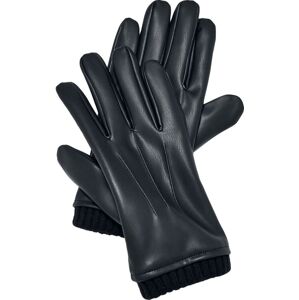 Urban Classics Basic, koženkové rukavice rukavice černá