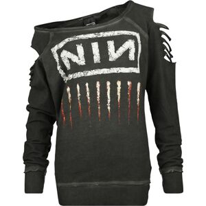 Nine Inch Nails Downward Spiral Dámská mikina charcoal