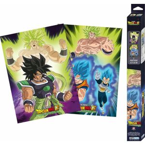 Dragon Ball Sada 2 ks plakátů Super - Broly - Chibi Design plakát vícebarevný