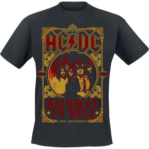 AC/DC Highway To Hell Tričko černá