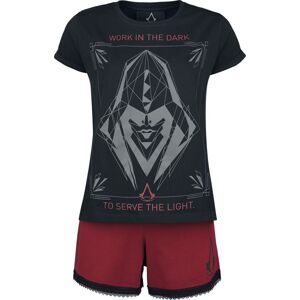 Assassin's Creed Lines pyžama cerná/cervená