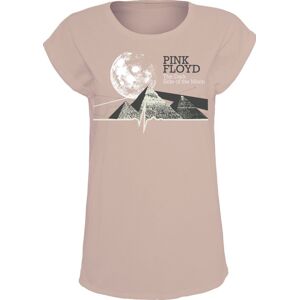 Pink Floyd DSTOM Pyramids Moon Dámské tričko starorůžová