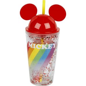 Mickey & Minnie Mouse Micky Rainbow láhev vícebarevný