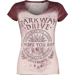 Parkway Drive I Hope You Rot Dámské tričko ružová/cervená