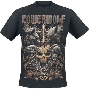 Powerwolf Wolves & Ravens Tričko černá
