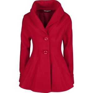 Belsira Premium Vintageblazar Dívcí kabát červená