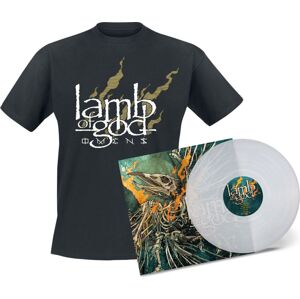 Lamb Of God Omens LP a tricko barevný