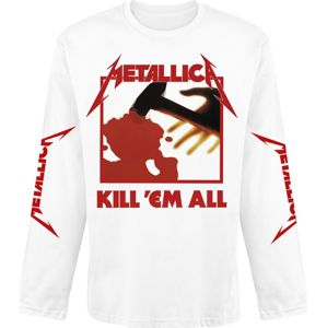 Metallica Kill 'Em All Tričko s dlouhým rukávem bílá