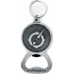 Outriders Outriders Logo Klíčenka stríbrná