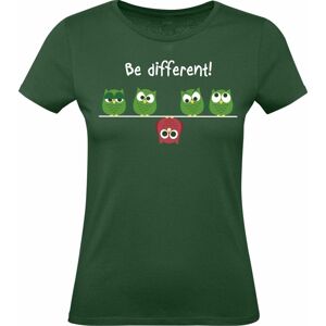 Be Different! Dámské tričko tmave zelená
