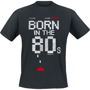 Born In The 80s Tričko černá