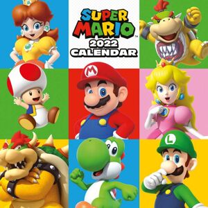 Super Mario Kalendář 2022 Nástenný kalendář standard