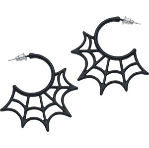 Gothicana by EMP Spiderweb sada náušnic černá