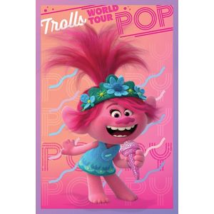 Trolls World Tour - Poppy plakát vícebarevný