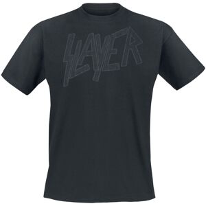 Slayer Black On Black Logo Tričko černá
