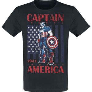 Captain America Pose tricko černá