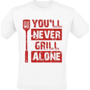 Food You'll Never Grill Alone Tričko bílá