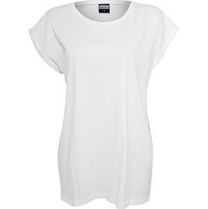 Urban Classics Ladies Extended Shoulder Tee Dámské tričko bílá
