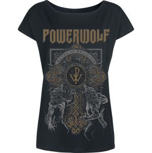 Powerwolf Wolf Cross Dámské tričko černá