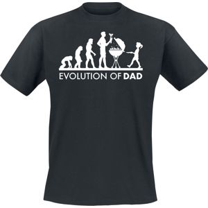 Family & Friends Evolution Of Dad Tričko černá