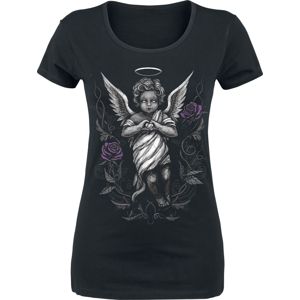 Gothicana by EMP schwarzes T-Shirt mit Print und Rundhalsausschnitt dívcí tricko černá