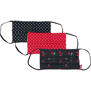 Pussy Deluxe Dots and Cherries 3 Pack maska vícebarevný