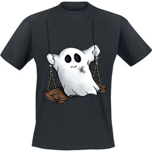 Zábavné tričko Swing Ghost Tričko černá
