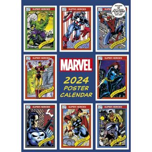 Marvel Plakátový kalendář 2024 Nástenný kalendář vícebarevný