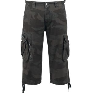Black Premium by EMP 3/4 Army Vintage Shorts Kraťasy tmavě maskáčová