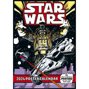 Star Wars Plakátový kalendář Classic 2024 Nástenný kalendář vícebarevný
