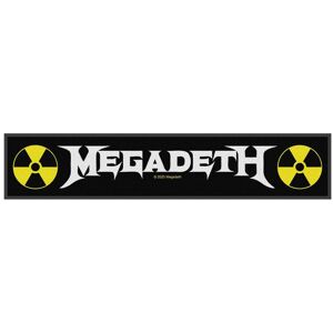 Megadeth Megadeth Logo nášivka černá/bílá/žlutá