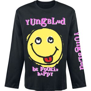 Yungblud Rave Smile Tričko s dlouhým rukávem černá
