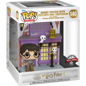 Harry Potter Vinylová figurka č. 140 Harry Potter with Eeylops Owl Emporium (Pop! Deluxe) Sberatelská postava standard