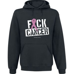 Fuck Cancer by Myriam von M FCK Cancer Mikina s kapucí černá