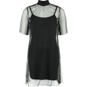 KIHILIST by KILLSTAR Ravaged Spirit Mini Dress Šaty černá