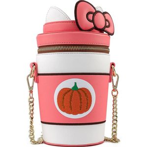 Hello Kitty Loungefly - Pumpkin Spice Kitty Cup Taška pres rameno vícebarevný