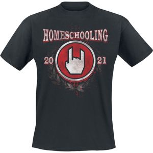 Homeschooling 2021 Tričko černá
