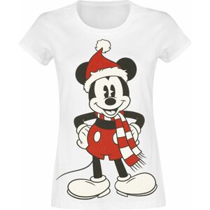 Mickey & Minnie Mouse Mickey Christmas Dámské tričko bílá