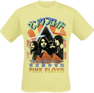 Pink Floyd Japan 1972 tricko žlutá