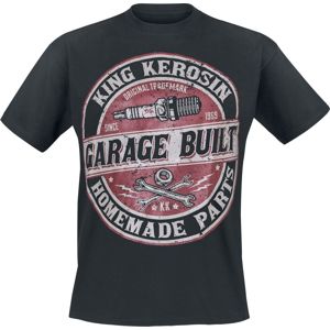 King Kerosin Garage Built Tričko černá