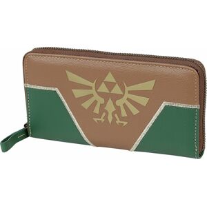 The Legend Of Zelda Triforce Peněženka zelená/hnedá