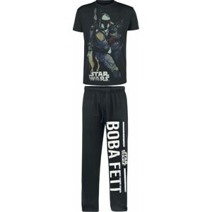 Star Wars Boba Fett pyžama černá