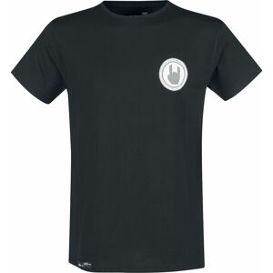 EMP Premium Collection Černé tričko s klasickým výstřihem Tričko černá
