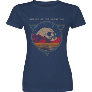 Queens Of The Stone Age Skull Rock dívcí tricko námořnická modrá